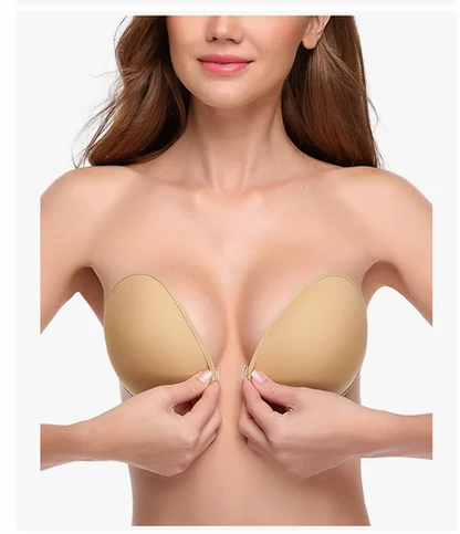 Backless-Strapless Adhesive Bra