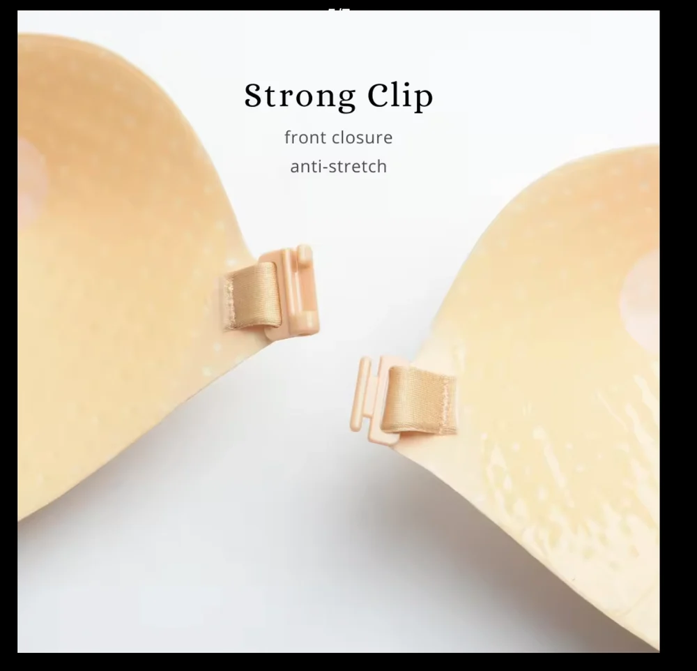 Backless-Strapless Adhesive Bra